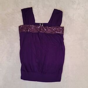Windsor Women Sequins tank top Size M